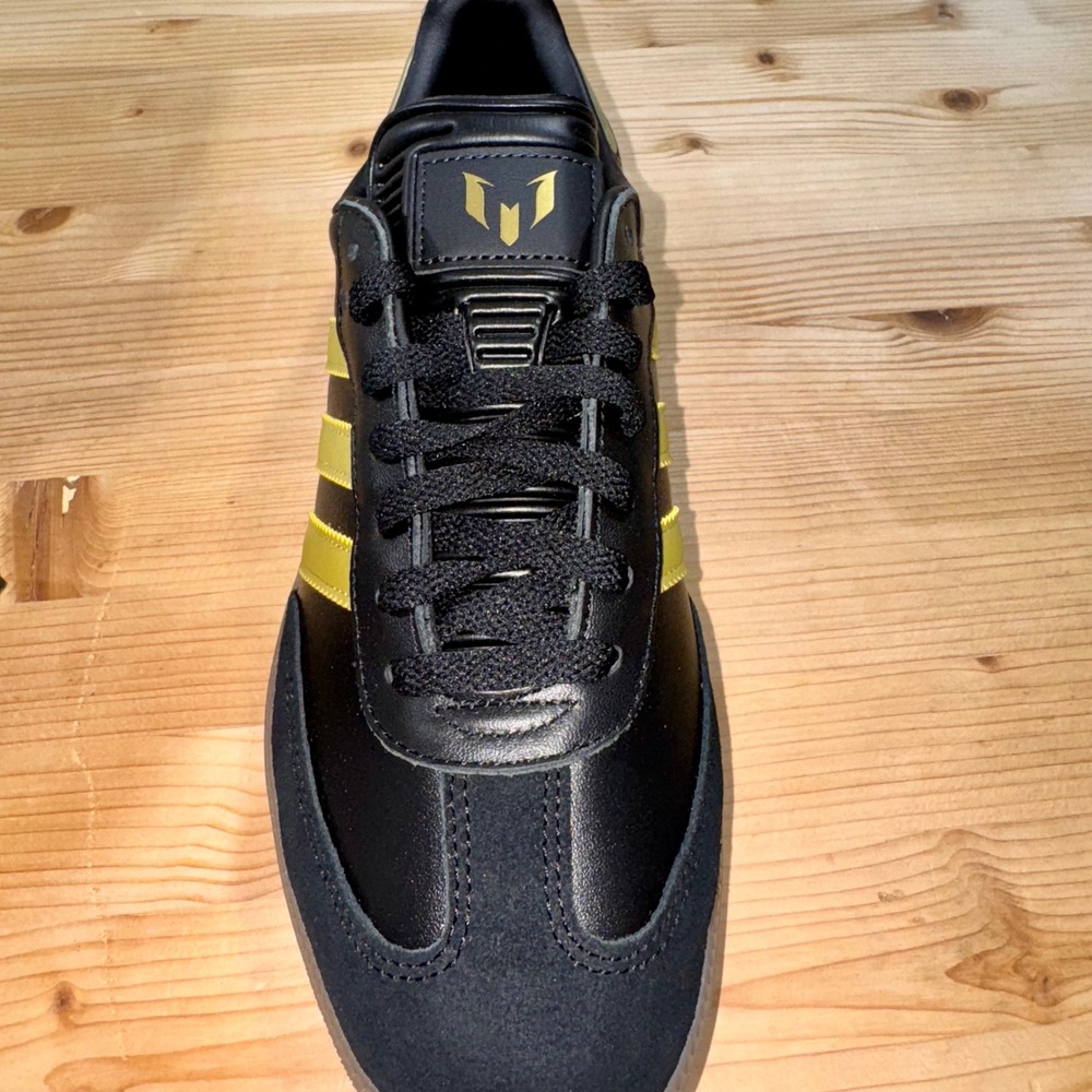 Adidas Samba Messi Shoes Women's 10 / Men's 9 Black Gold‎ Unisex IH8159 - Picture 10 of 10